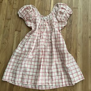 Doen mini length small dress plaid